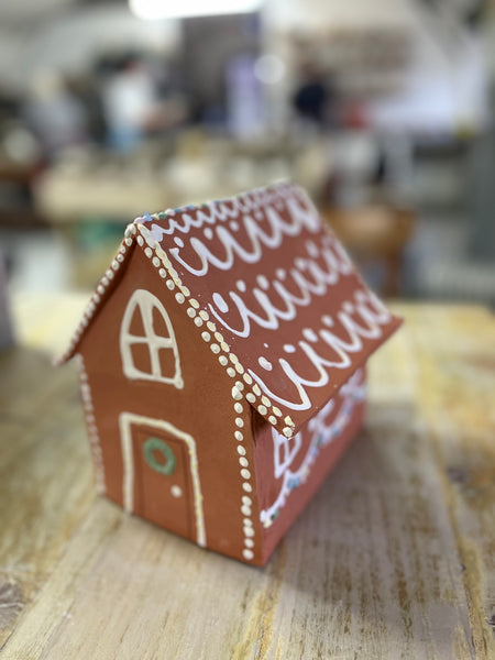 Pottery Gingerbread House Workshop Saturday 8th November 1- 5pm