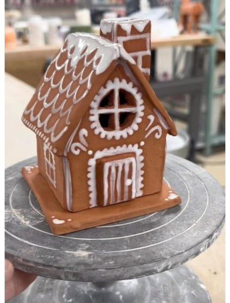 Pottery Gingerbread House Workshop Saturday 8th November 1- 5pm