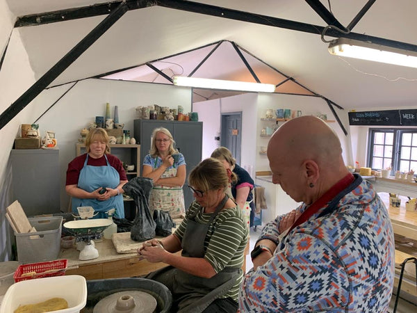 Valentine Tandem Pottery Throwing Workshop 14th February 6-8pm