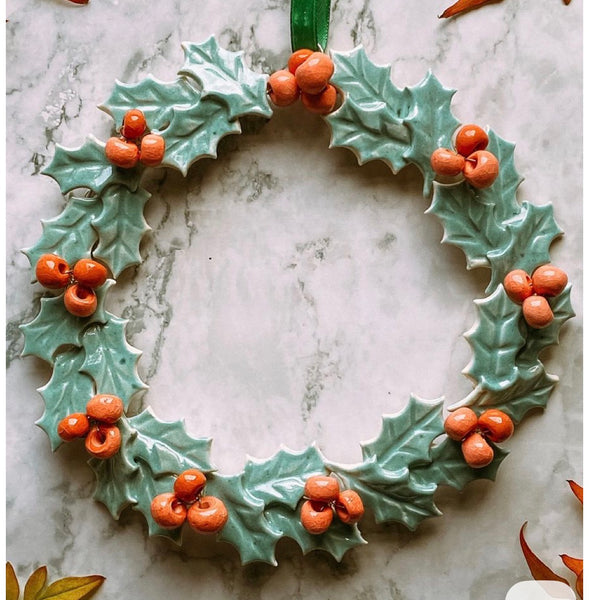 Christmas Clay Wreath Workshop Thursday 22nd October 10-12 noon