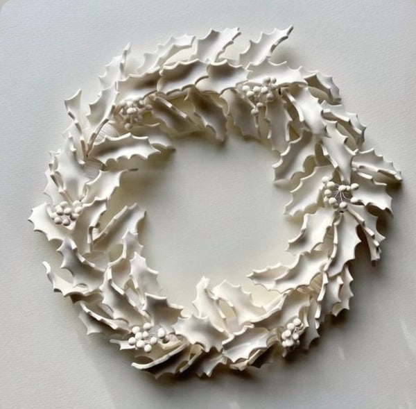 Christmas Clay Wreath Workshop Thursday 22nd October 10-12 noon