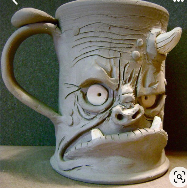Parent/Guardian and Child - Clay Ugly Mugs Workshop February 15th 1- 3pm
