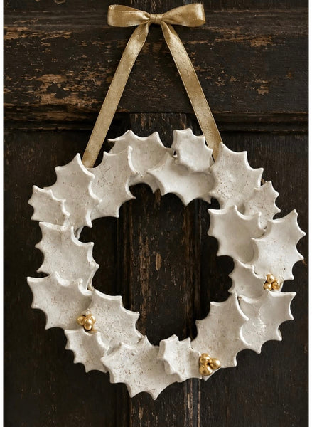 Christmas Clay Wreath Workshop Thursday 22nd October 10-12 noon